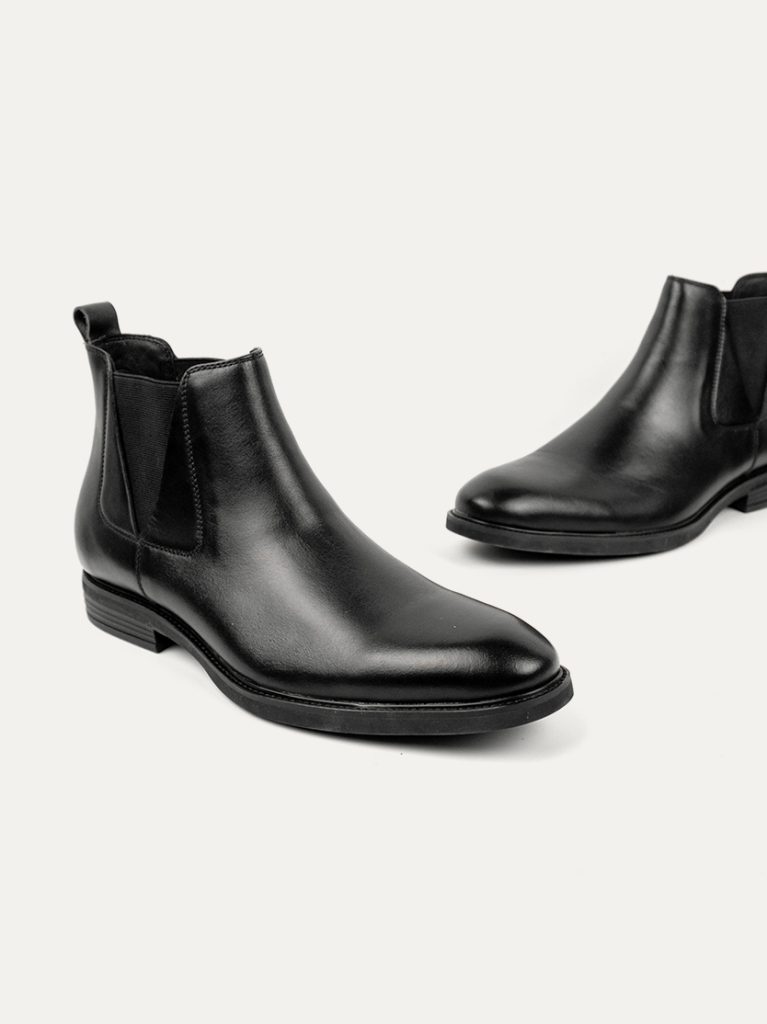chelsea boots V màu đen