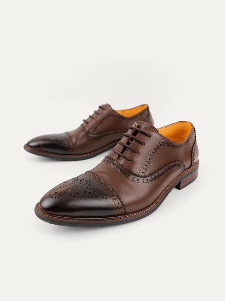 Giày da Oxford Classical CL01 nâu