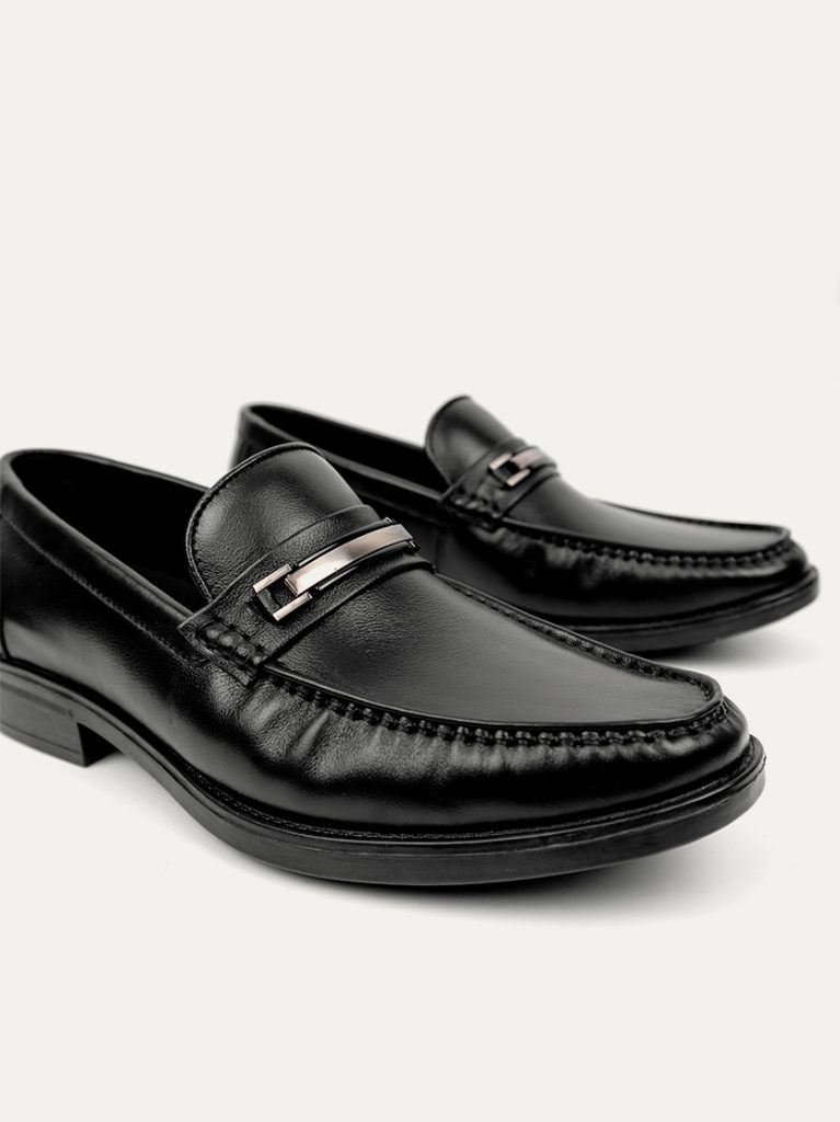 Giày Horsebit Loafer Gentleman GM01 Đen