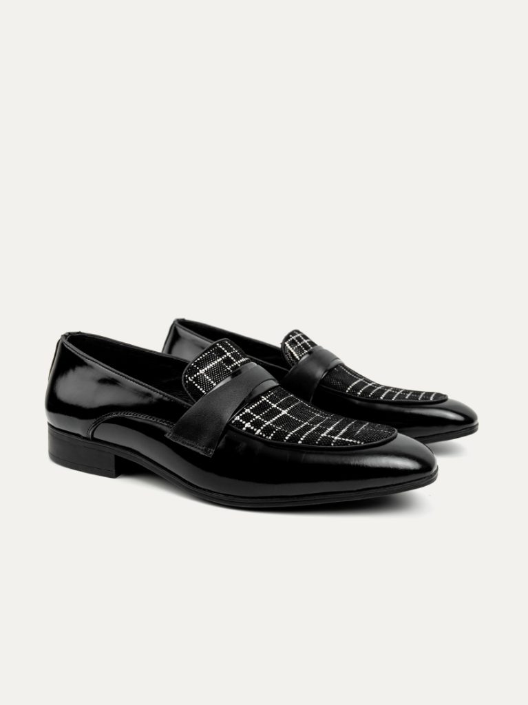 Giày lười Politio - PL02 màu đen