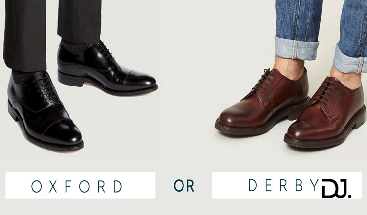 Giày Oxford và Derby là gì? So sánh, phân biệt 2 loại giày này