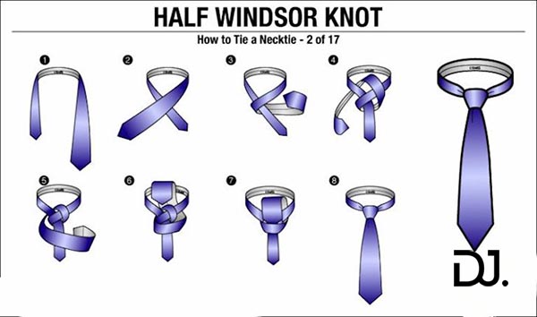 Thắt cà vạt kiểu Half Windsor