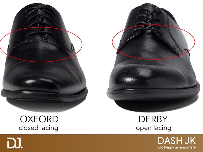 Giày Oxford và Derby là gì? So sánh, phân biệt 2 loại giày này
