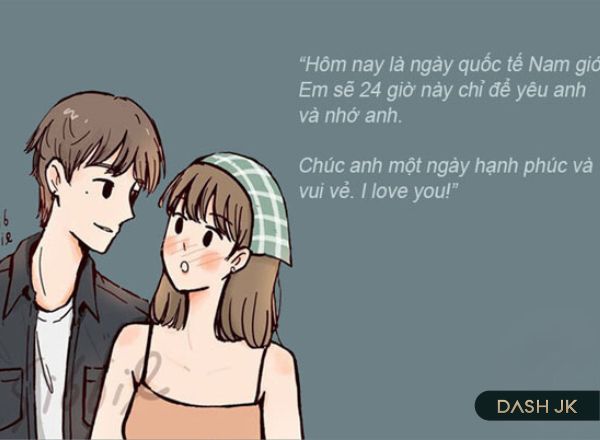 Lời chúc dành cho chồng, người yêu ngày quốc tế đàn ông