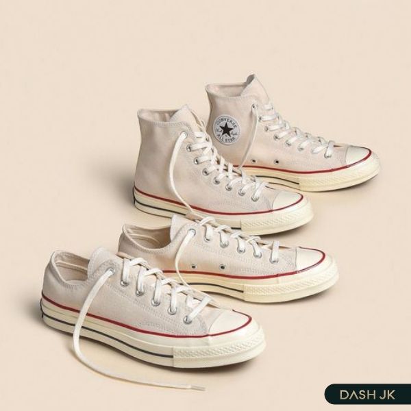 Cách buộc giày Converse cổ thấp 