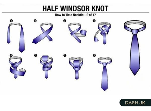 Thắt cà vạt kiểu Half Windsor