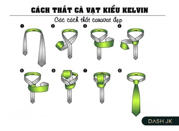 Thắt cà vạt kiểu Kelvin Knot