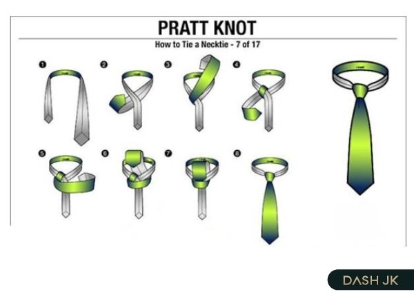 Thắt cà vạt kiểu Pratt Knot