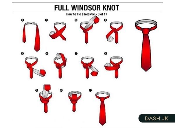 Thắt cà vạt kiểu Full Windsor Knot