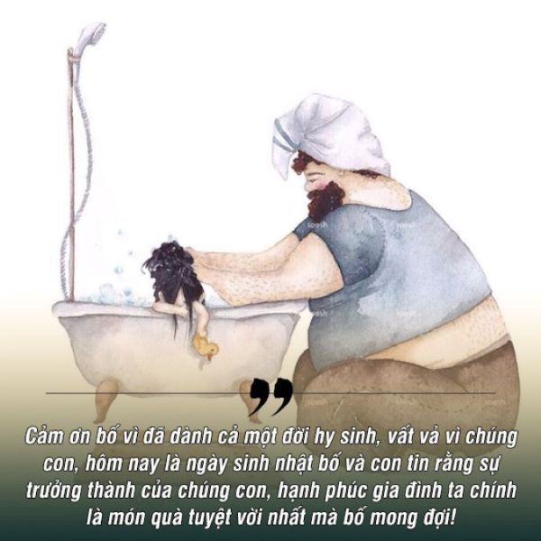 Lời chúc sinh nhật bố