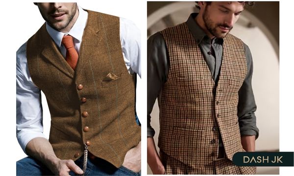 Gile vest phối cùng áo sơ mi lịch lãm cho nam giới