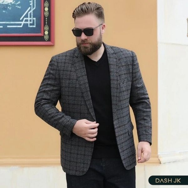 Phối đồ nam mập béo với áo Blazer