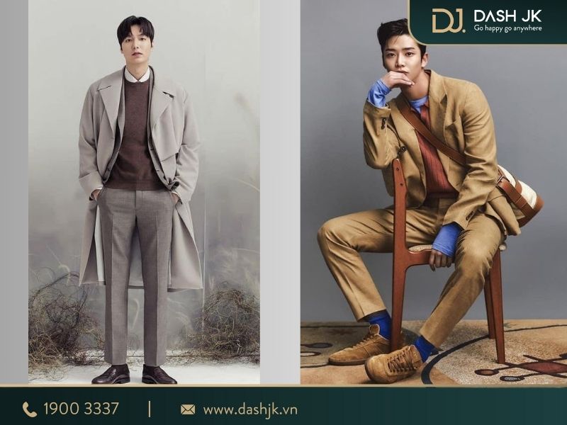 phối đồ với áo vest nam