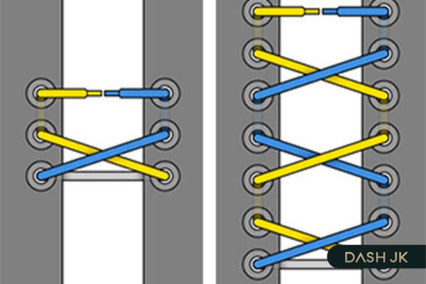 Cách buộc dây giày 3 lỗ cực kỳ đơn giản