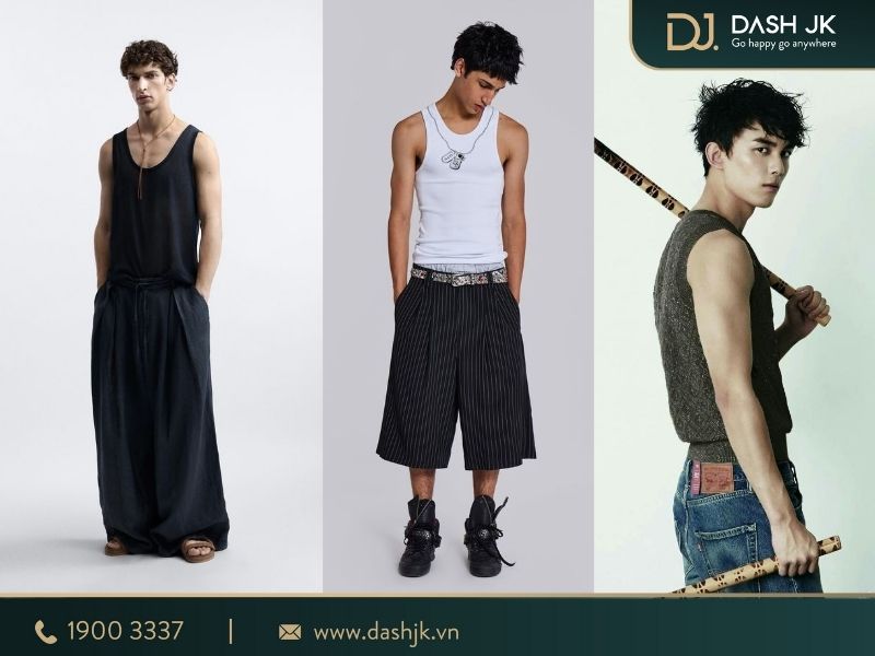 phối đồ với tank top nam