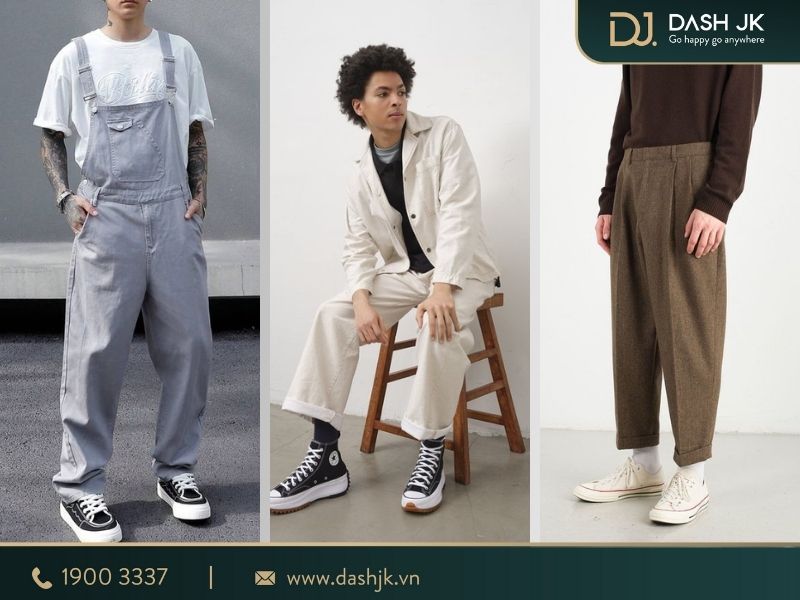 Phối đồ với giày Converse cho nam