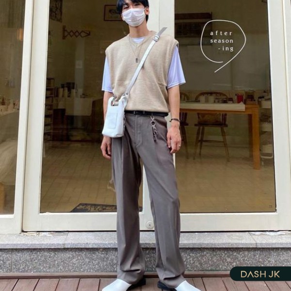 Phối đồ thời trang nam công sở với áo Gile