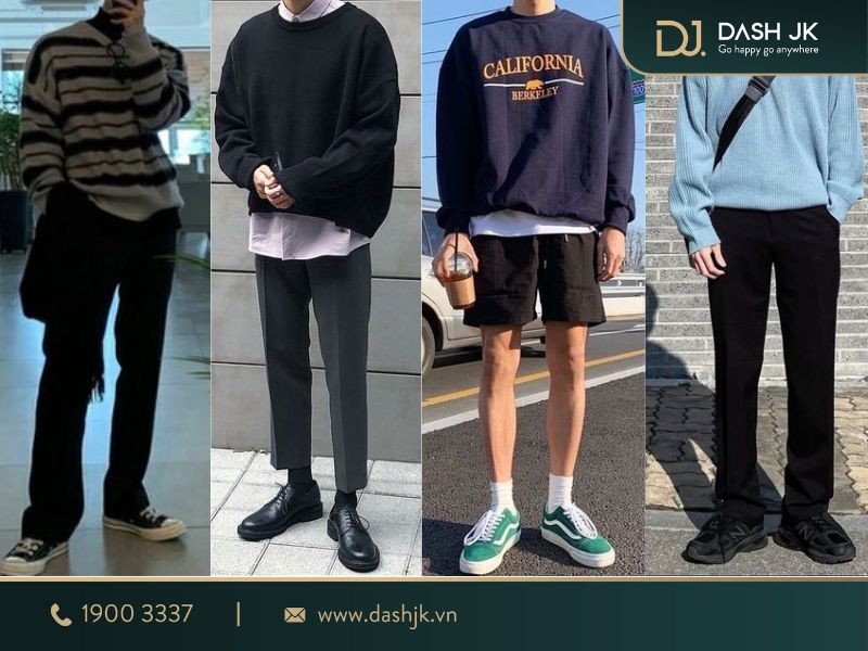 phối đồ với sweater nam