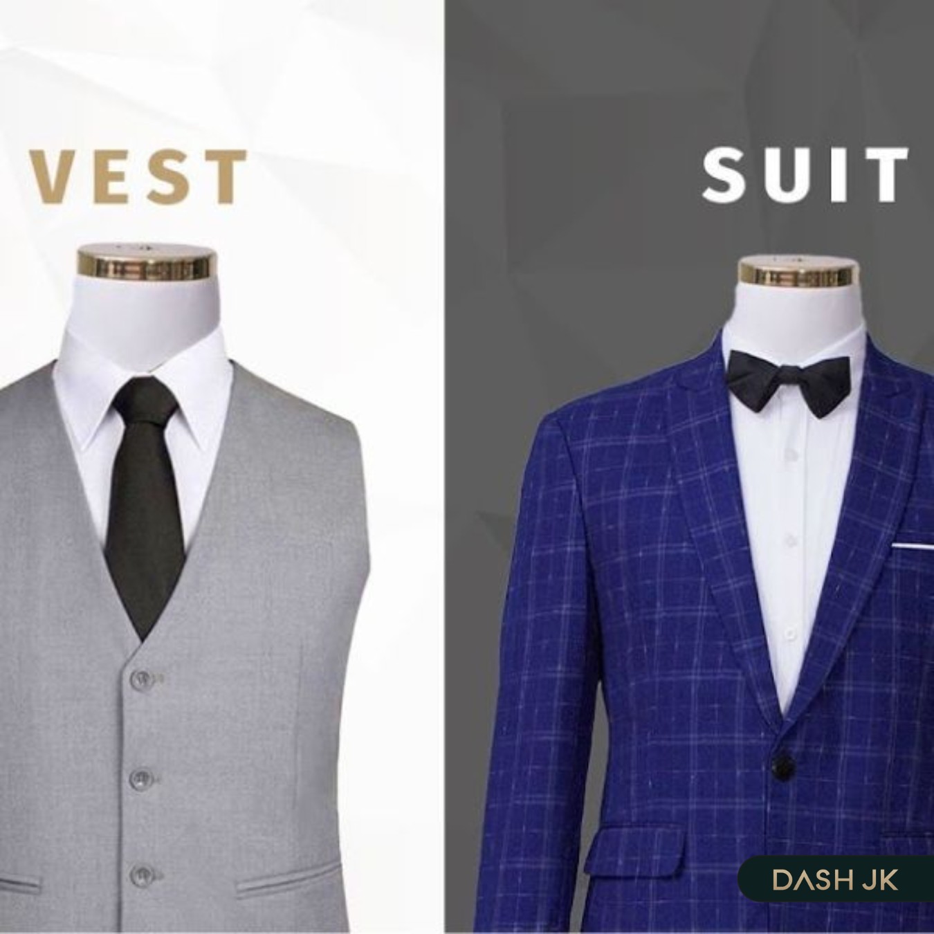 Phân biệt Vest và Suit