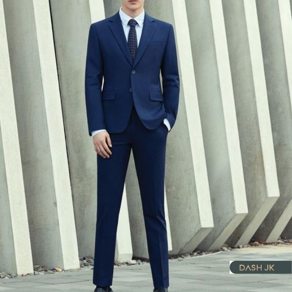 Suit màu xanh dương