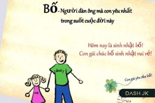 Lời chúc sinh nhật ba cảm động