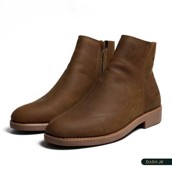 Mẫu giày Chelsea boot cao cổ phong cách Retro