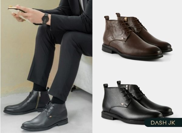 Chukka boots cổ lửng da lộn trẻ trung