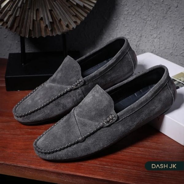 Giày lười da lộn cho dân lái xe Driver Loafer