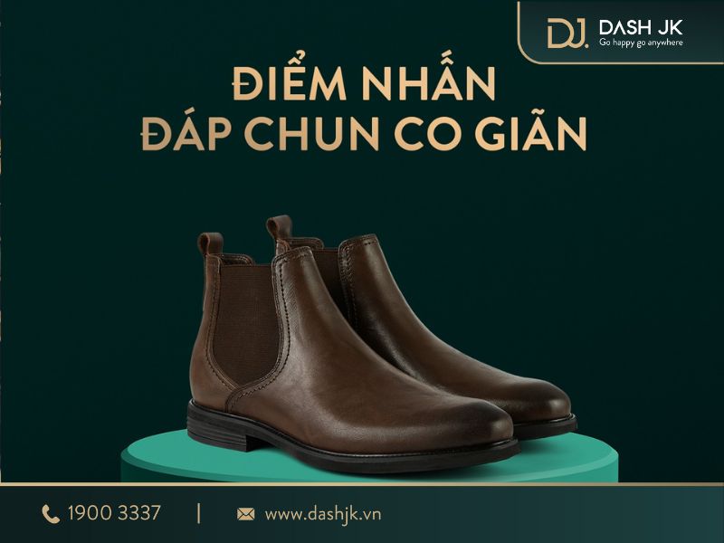 Giày boot nam cổ cao da bò