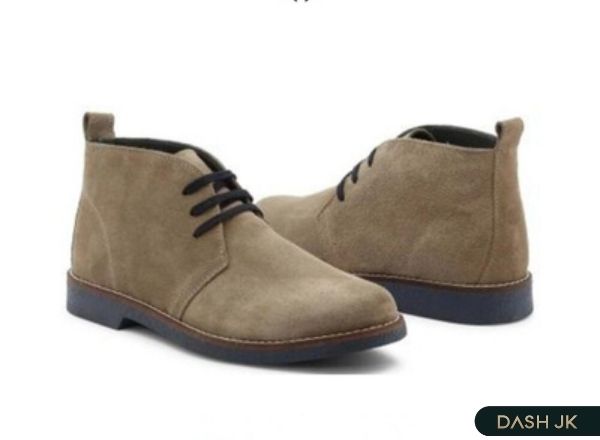 Giày Chukka boots cổ thấp da lộn