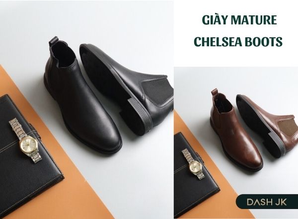 Phối đồ với Chelsea boot nam Hàn Quốc quần âu cổ điển, áo vest