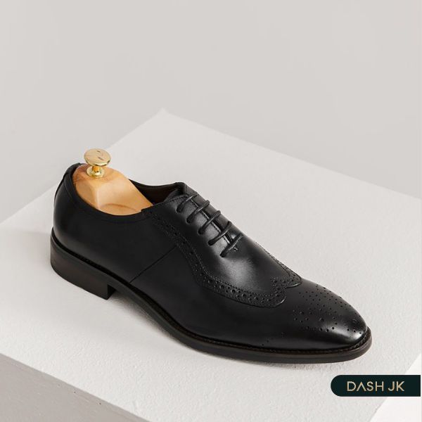 Giày Oxfords hàng hiệu đục lỗ Tâm Anh 