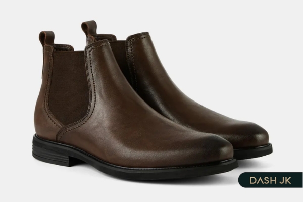 Giày chú rể đẹp MATURE Chelsea Boots đai chun co dãn 2 bên