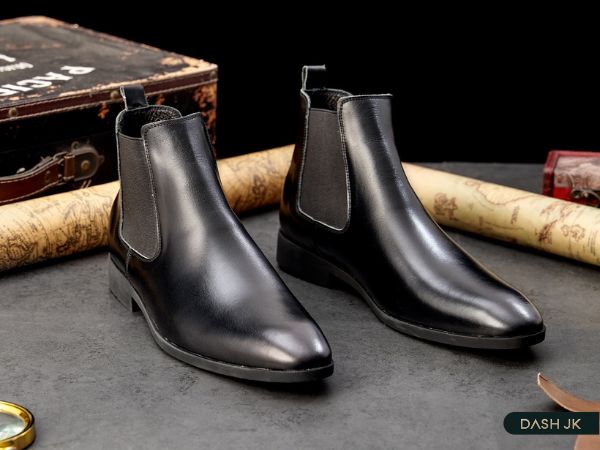 Mẫu chelsea boots da nhám đẹp cho nam