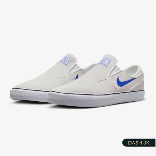 Giày lười cao cấp Nike tone trắng trẻ trung, hiện đại