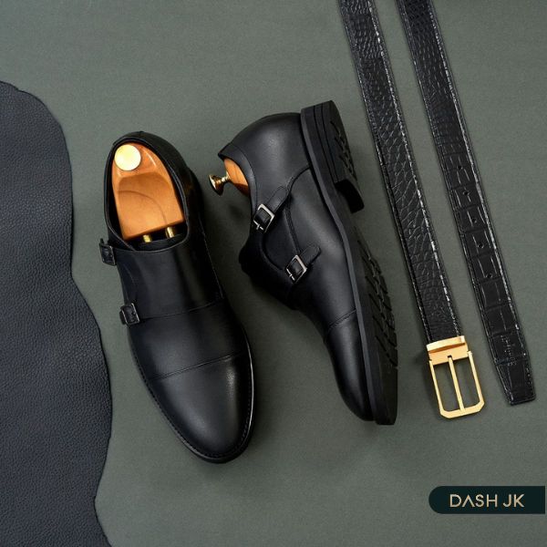 Giày Monk Strap độn đế lót trong tinh tế, thời thượng